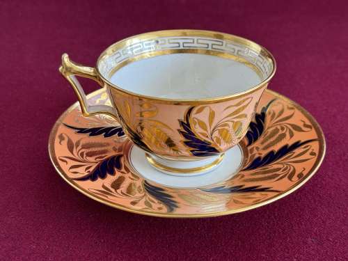 A Flight, Barr and Barr Worcester Porcelain Trio c.1815-1820