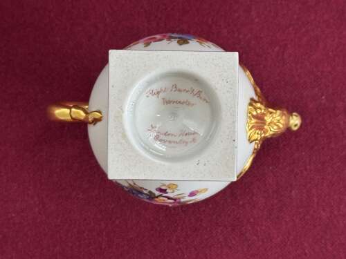 A Flight, Barr & Barr Worcester Porcelain Rose Water Sprinkler c.1815