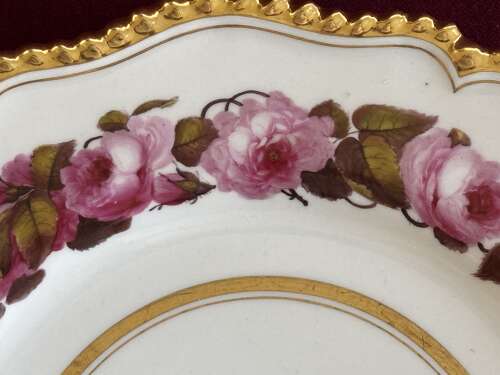 A Flight, Barr & Barr Worcester Porcelain Dinner Plate c.1815 - 1820
