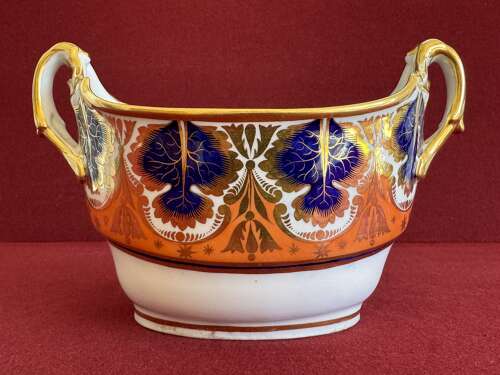 A Barr, Flight & Barr Worcester Porcelain Sugar Boat c.1804 -1813