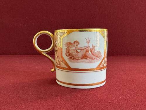 A Flight & Barr Worcester Porcelain Coffee Can c.1800