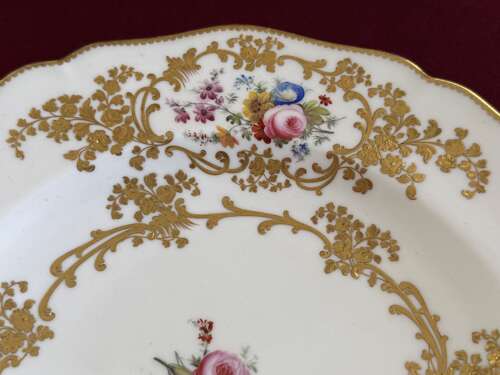 A rare Coalport Porcelain 'Windsor Castle' Plate c.1835 - 1845