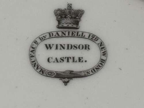A rare Coalport Porcelain 'Windsor Castle' Plate c.1835 - 1845