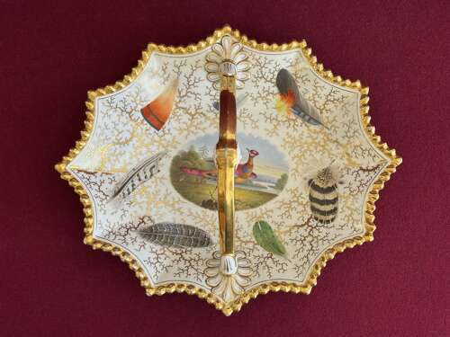 A Flight, Barr and Barr Worcester Porcelain Basket c.1815 - 1820
