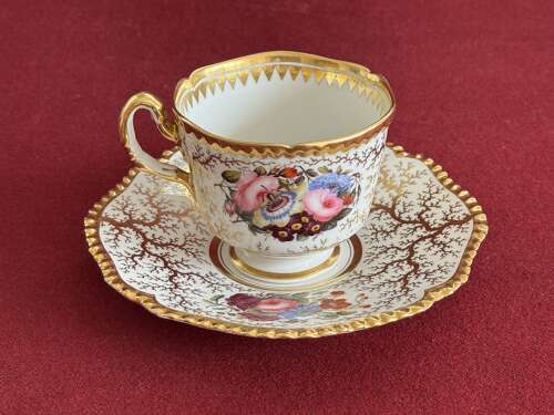 A Flight, Barr & Barr Worcester Porcelain Trio c.1820