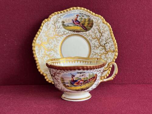 A Flight, Barr & Barr Worcester Porcelain Trio c.1820