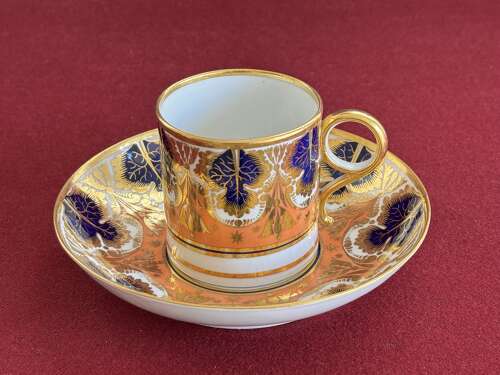 A Barr, Flight & Barr Worcester Porcelain Trio c.1804 -1813