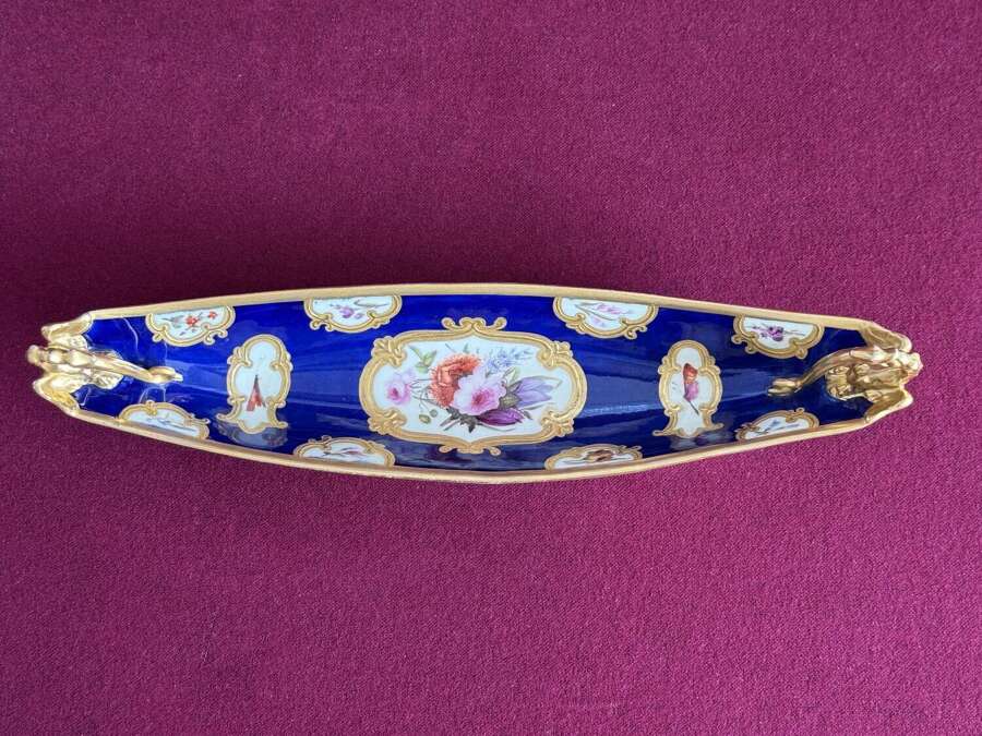 A Flight, Barr & Barr Worcester Porcelain Pen Tray c.1815