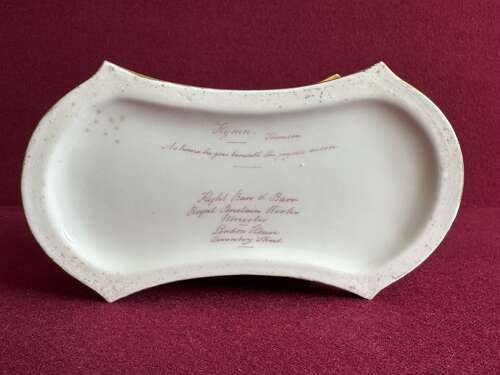 A Flight, Barr and Barr Worcester Porcelain Inkstand c.1815-20