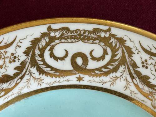 A fine Barr, Flight & Barr Worcester Porcelain plate c.1807-1813