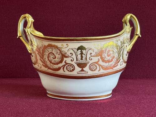 A Flight, Barr & Barr Worcester Porcelain Sugar Boat c.1815