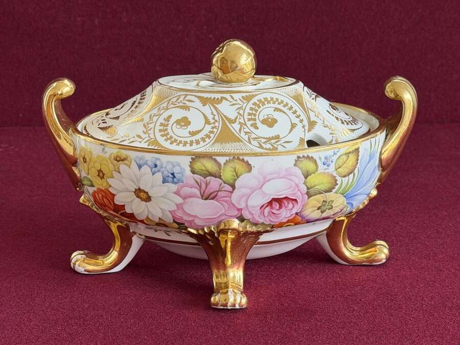 A John Rose Coalport Porcelain Sauce Tureen c.1810 - 1815