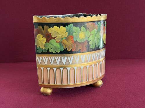 An early Spode Porcelain 'D' shaped Bough Pot c.1800