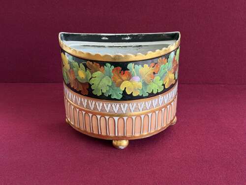 An early Spode Porcelain 'D' shaped Bough Pot c.1800