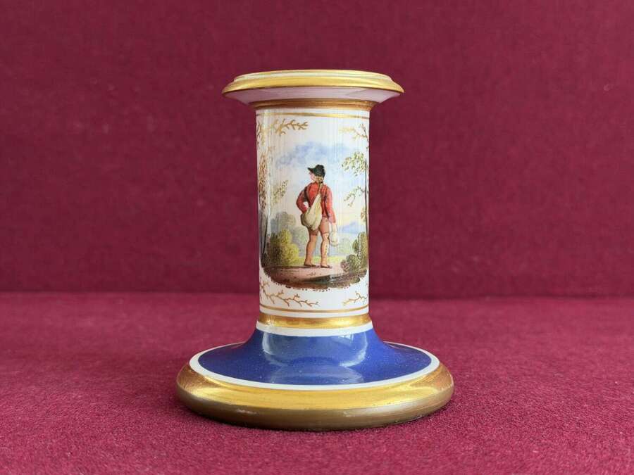 A Flight, Barr & Barr Worcester Porcelain Candlestick c.1815 - 1820