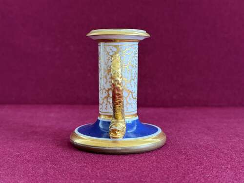 A Flight, Barr & Barr Worcester Porcelain Candlestick c.1815 - 1820