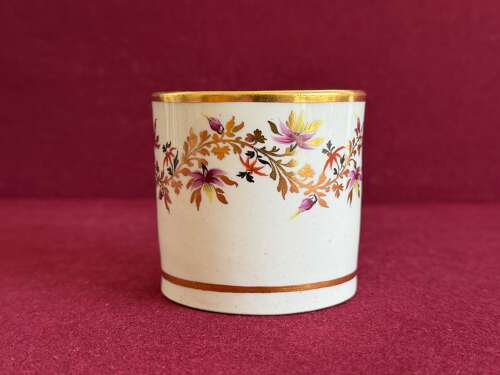 A New Hall Porcelain Coffee Can in pattern 394 c.1805