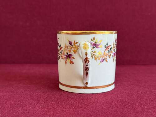 A New Hall Porcelain Coffee Can in pattern 394 c.1805
