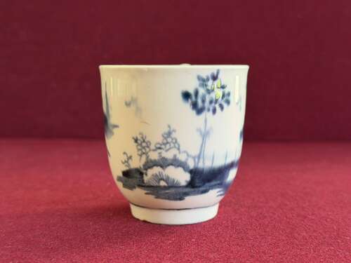A Lowestoft Porcelain Coffee Cup c.1760 - 1770
