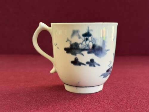 A Lowestoft Porcelain Coffee Cup c.1760 - 1770