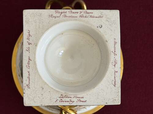 A Flight, Barr & Barr Worcester Porcelain Vase c.1815 - 1820