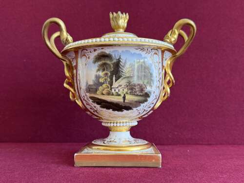 A Flight, Barr & Barr Worcester Porcelain Vase c.1815 - 1820