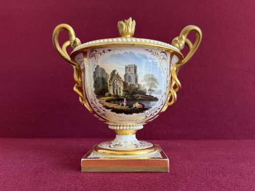 A Flight, Barr & Barr Worcester Porcelain Vase c.1815 - 1820