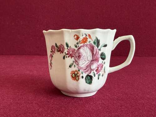 A Richard Chaffers Liverpool Porcelain Coffee Cup c.1760