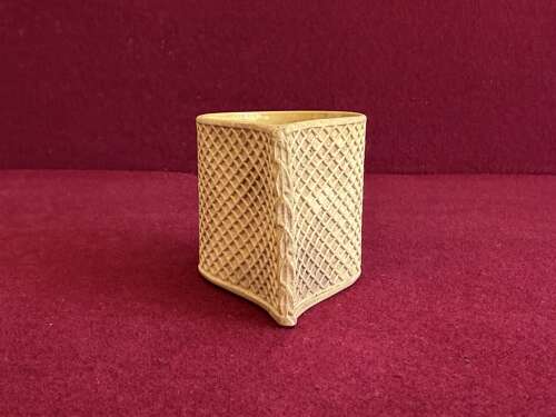A Caneware Tear Shaped Custard Cup c.1790 - 1800