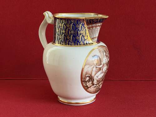 A very fine Flight & Barr Worcester Porcelain Jug by John Pennington c.1790