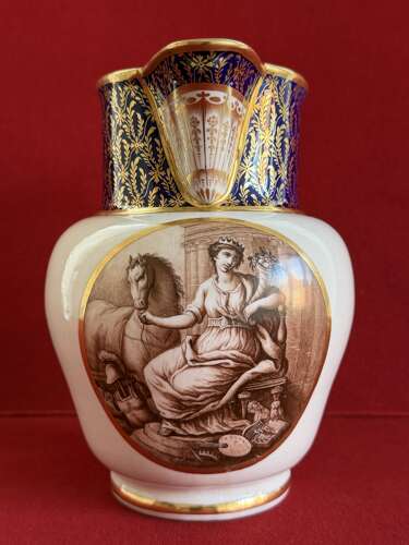 A very fine Flight & Barr Worcester Porcelain Jug by John Pennington c.1790