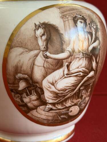 A very fine Flight & Barr Worcester Porcelain Jug by John Pennington c.1790